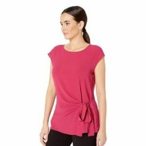 Vince Camuto Cap Sleeve Side Tie Blouse